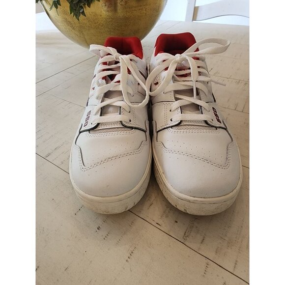 New Balance 550 Team Red Navy Mens Size 9.5 - Picture 5 of 9